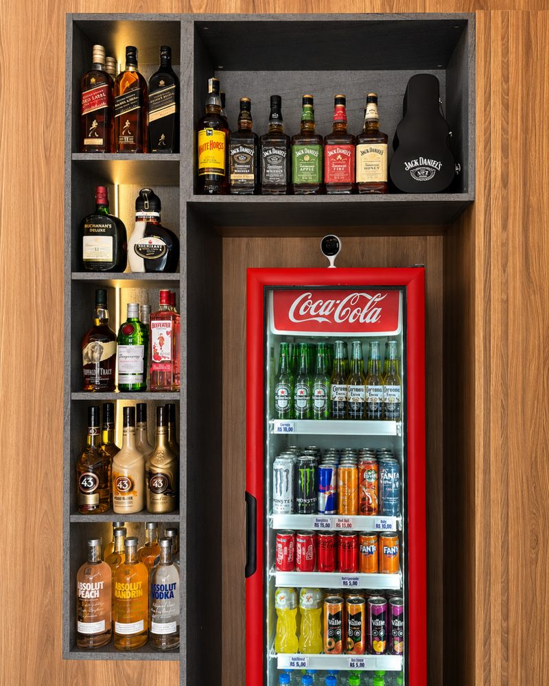 Bar e cortesias da casa